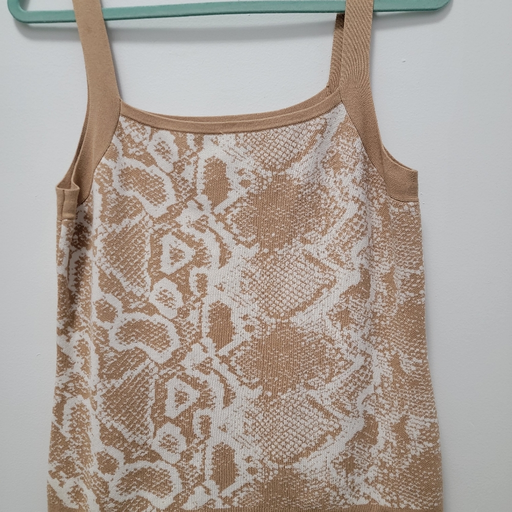 Snake pattern tank top